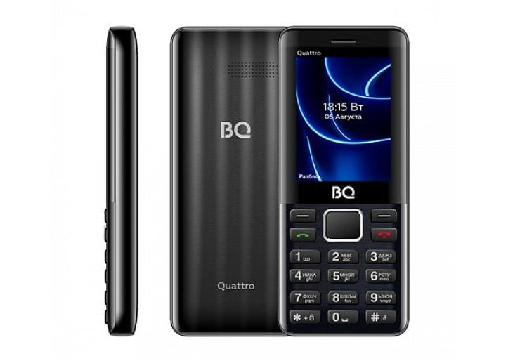 Мобильный телефон BQ 2453 Quattro Черный