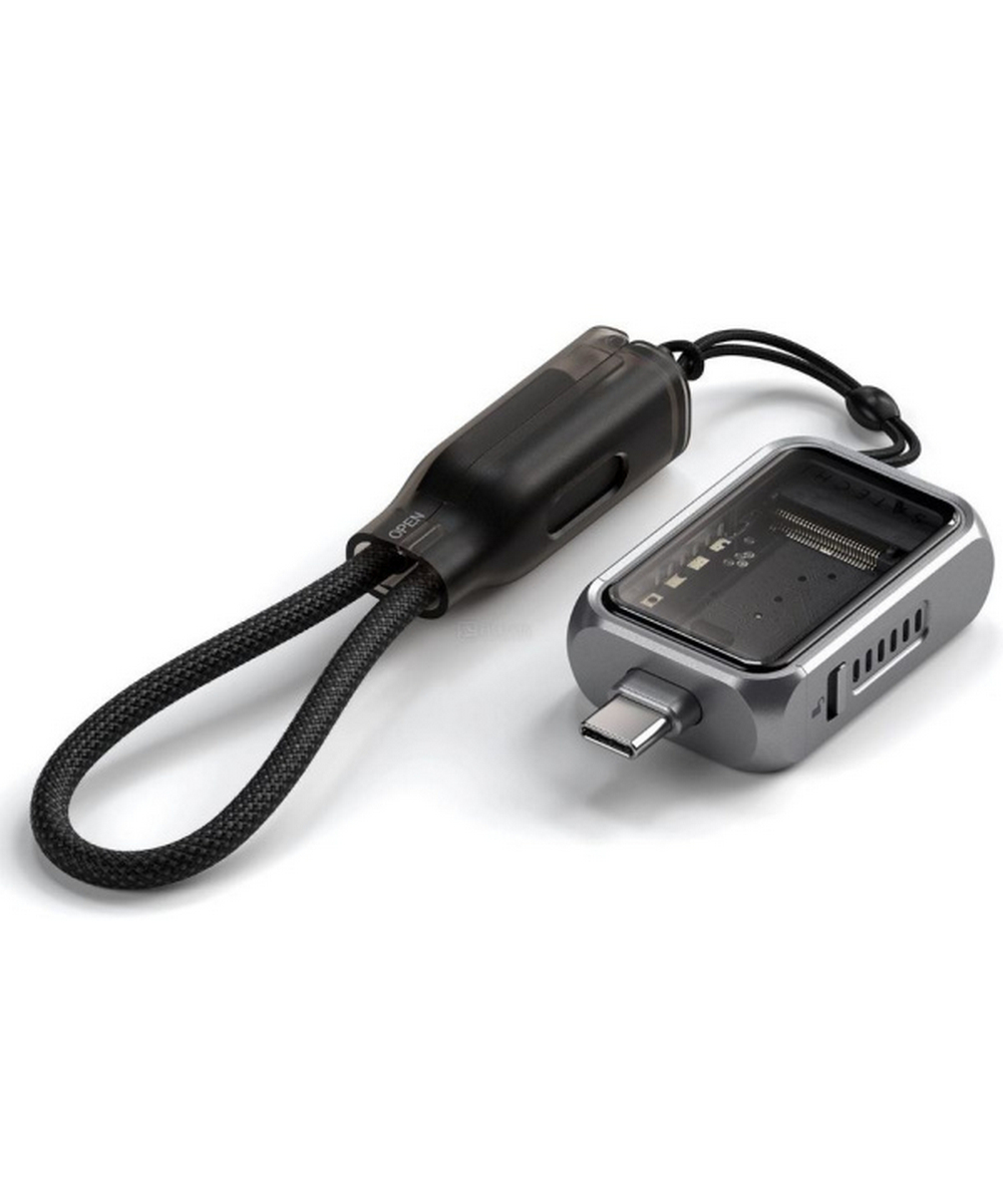 Бокс внешний Satechi ST-E2230M Mini NVMe SSD USB4 Enclosure. Цвет: серый