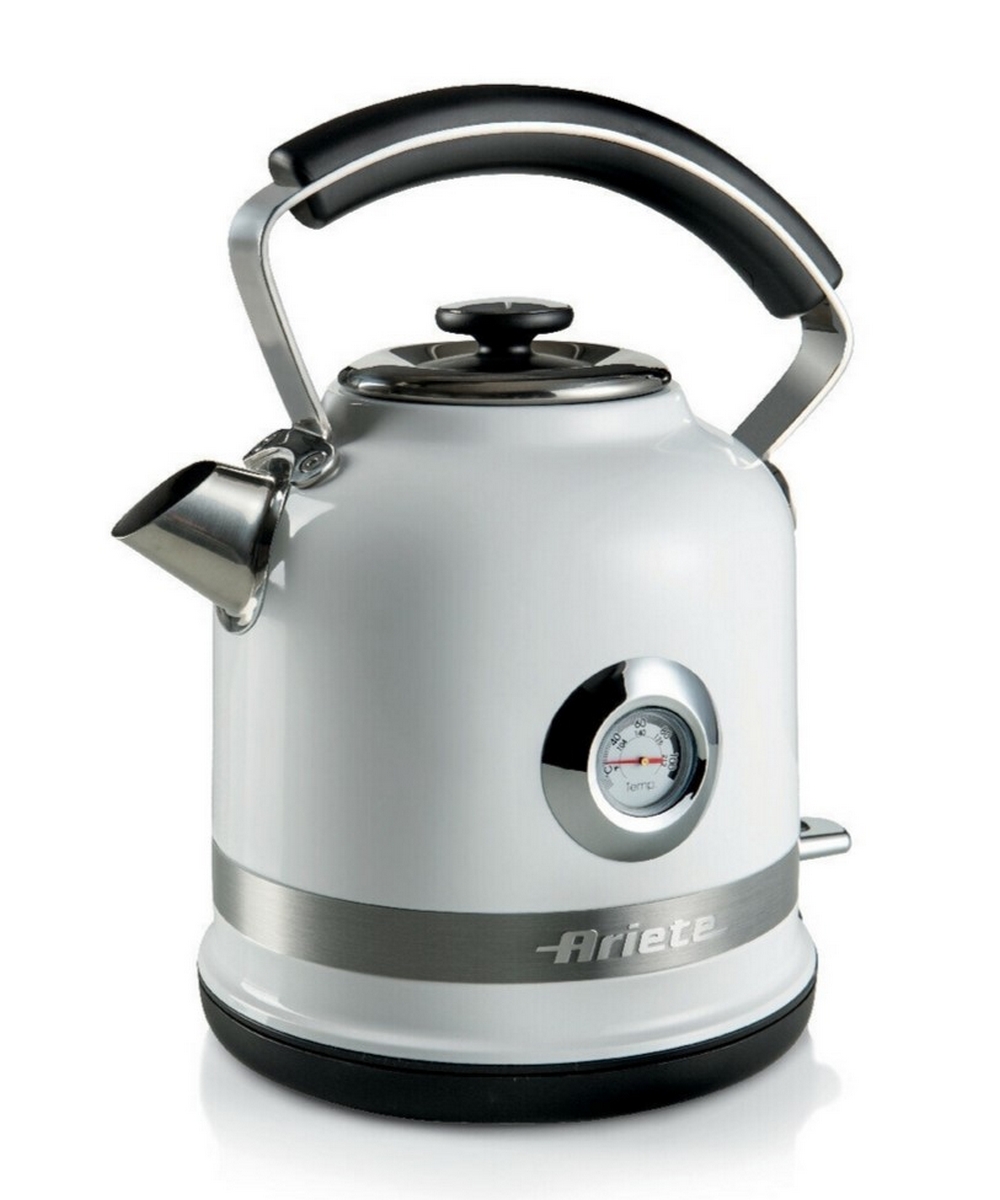 Чайник Ariete Moderna White Stainless steel w. thermometer 1,7L