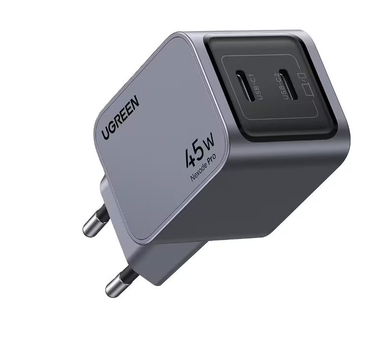 Зарядное устройство UGREEN X707 45W серый Nexode Pro PD GaN Tech Charger EU