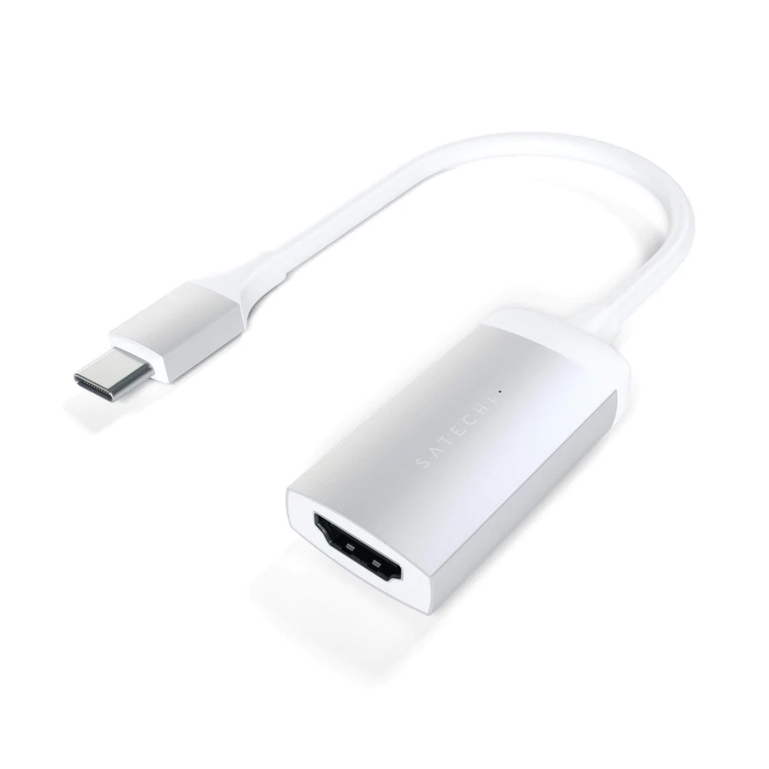 Адаптер Satechi Type-C to HDMI 4K 60HZ. Поддержка 4K/60Hz серебряный
