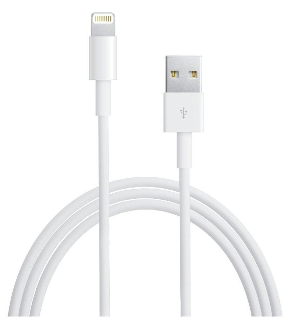 Кабель Apple USB 2.0 (am) - Lightning (m) 1м белый