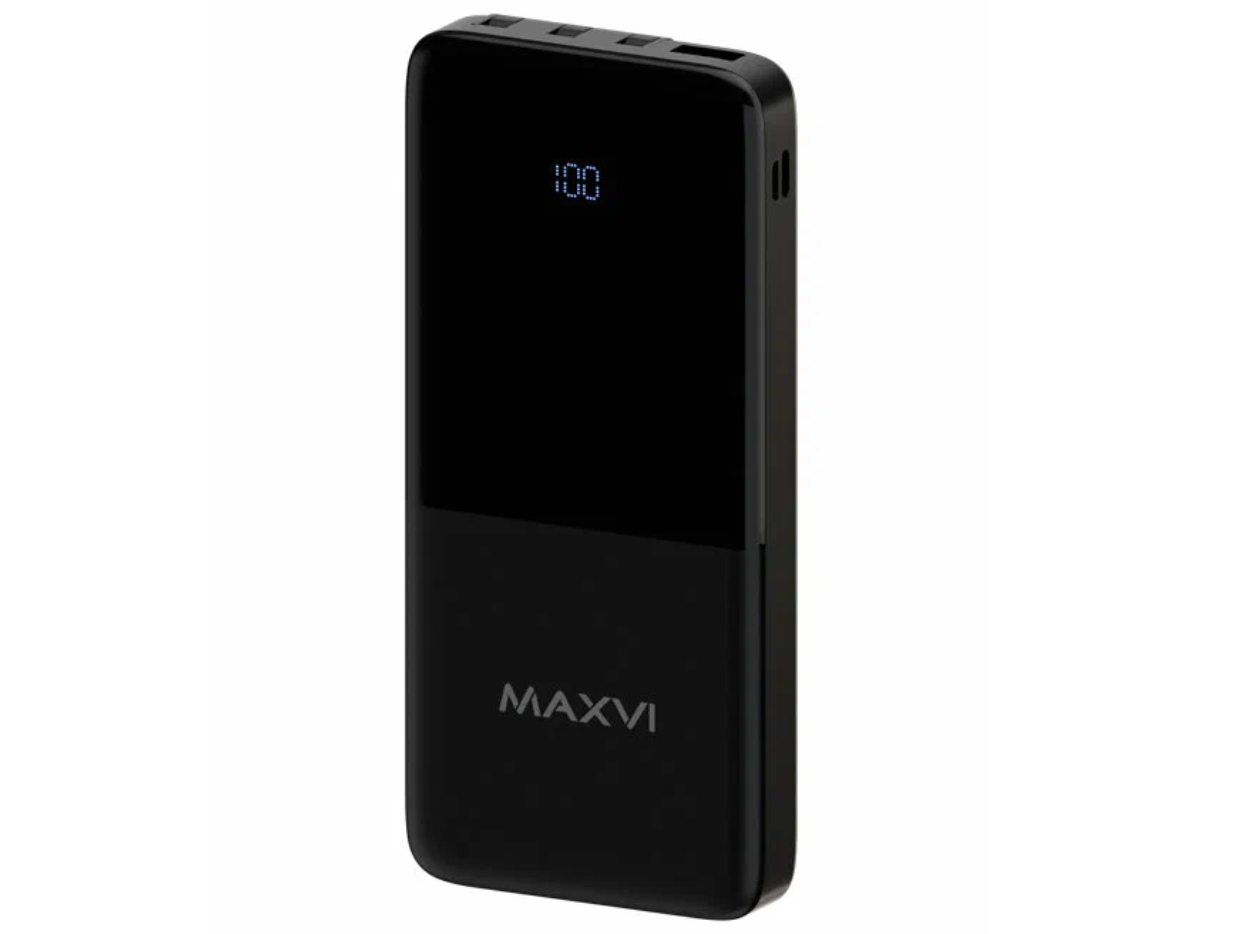 Внешний аккумулятор Maxvi PB10-09 10000mAh 2A black