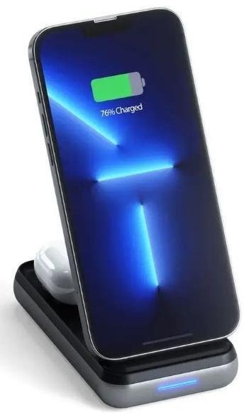 Satechi Duo Wireless Charger Power Stand 2-в-1