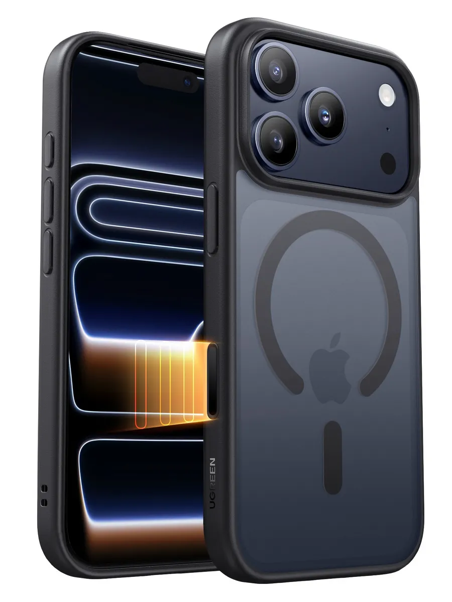Чехол UGREEN CA248 (85101) для iPhone 17 Pro Magnetic Protective Case прозрачный