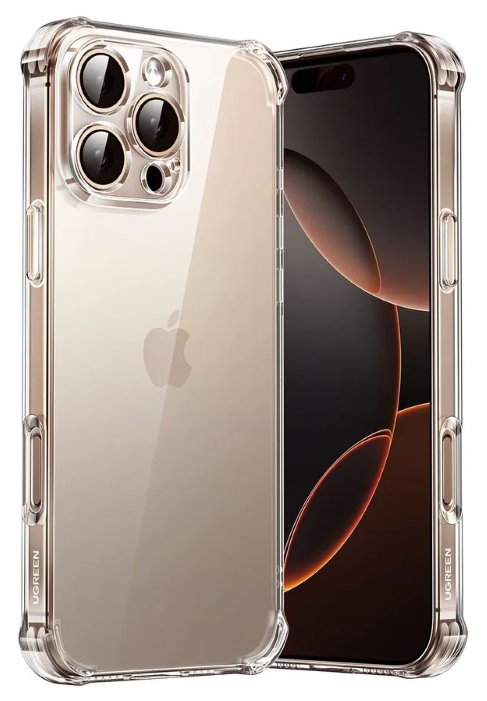 Чехол UGREEN CA103 (45915) для iPhone 16 Pro Bright Cushion Protective Case прозрачный