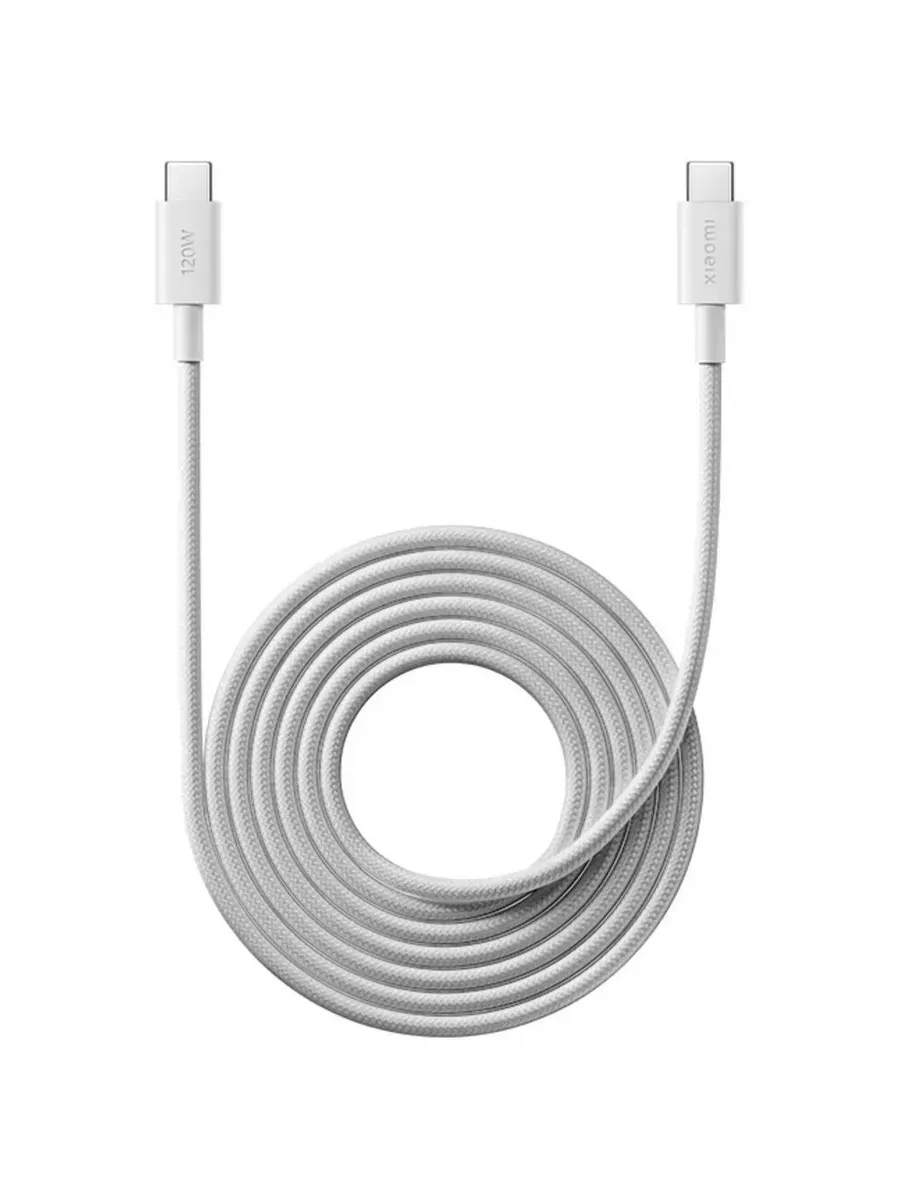 Кабель Xiaomi BHR087BGL 1m 6A High-speed USB4 Braided USB-C to USB-C Cable