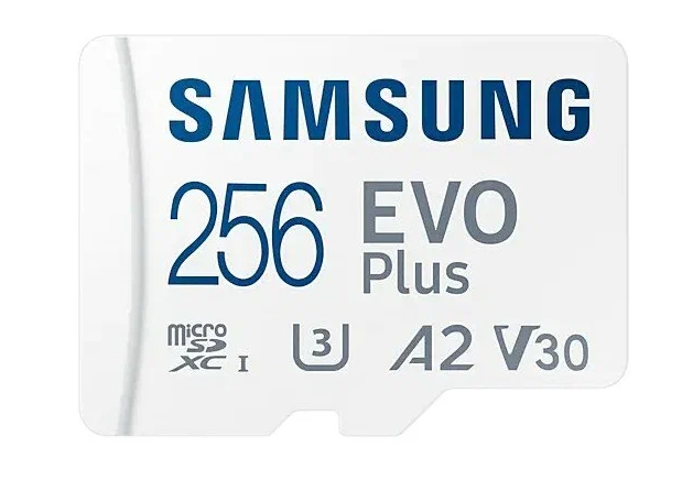Карта памяти Samsung MicroSDXC 256Gb+SD EVO+ U3+ A2 V3 adapter EU