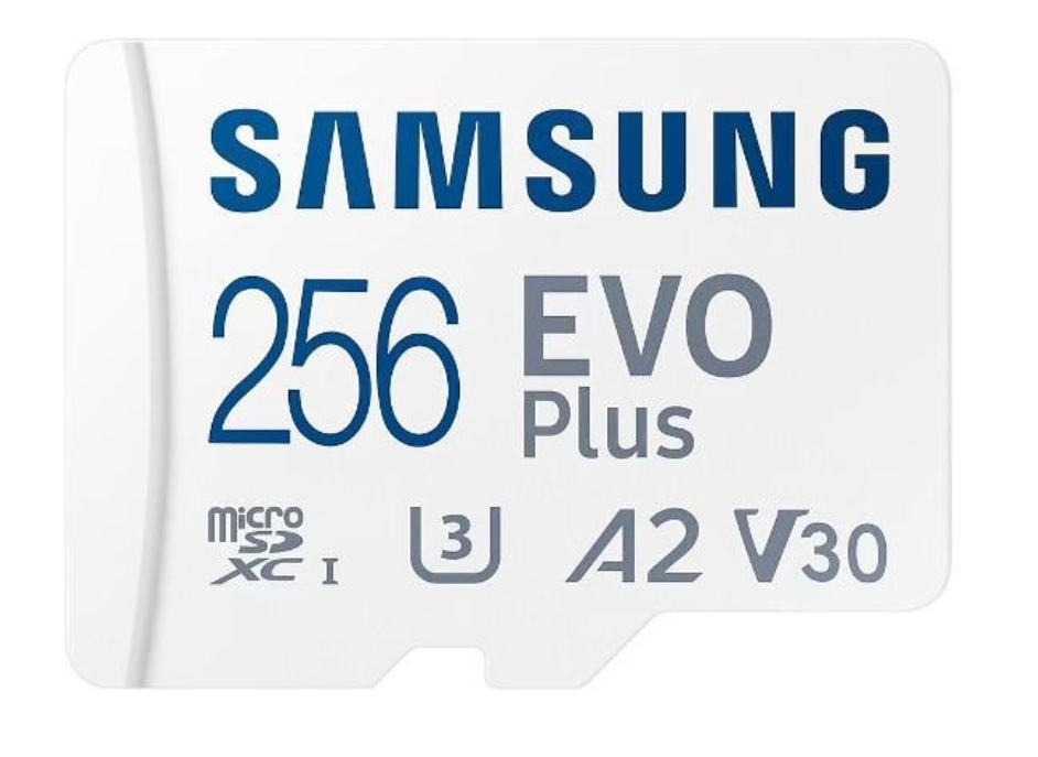 Карта памяти Samsung MicroSDXC 256Gb+SD EVO+ U3 A2 V30 adapter SA