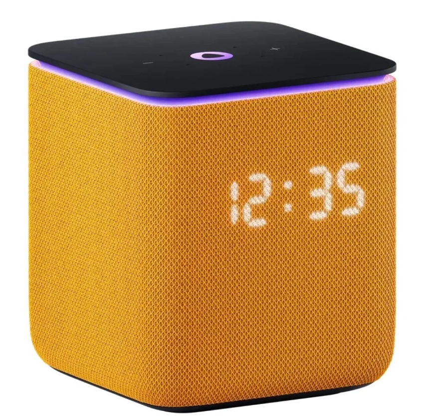 Умная колонка Яндекс.Станция Миди с Алисой, с Zigbee, 24Вт, Оранжевая