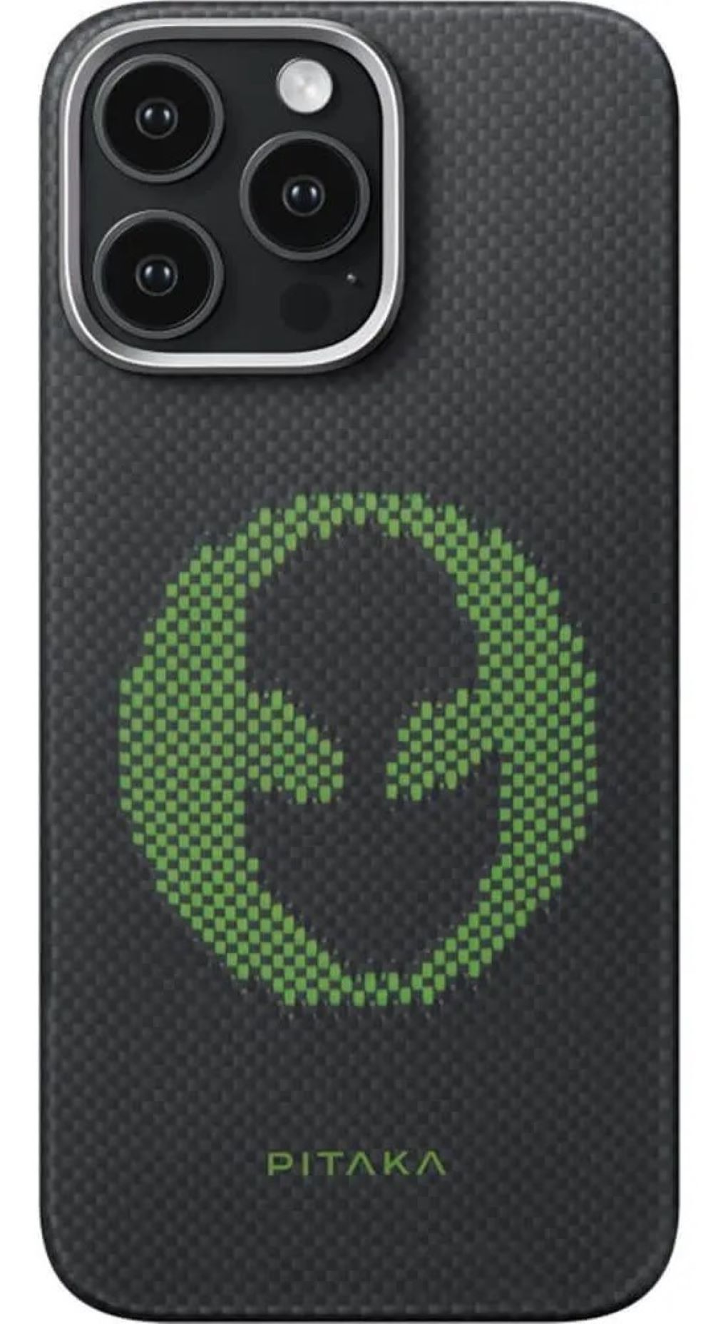 Чехол Pitaka KI1601AL для iPhone 16 Pro Alien Tactile Woven 6.9 кевлар