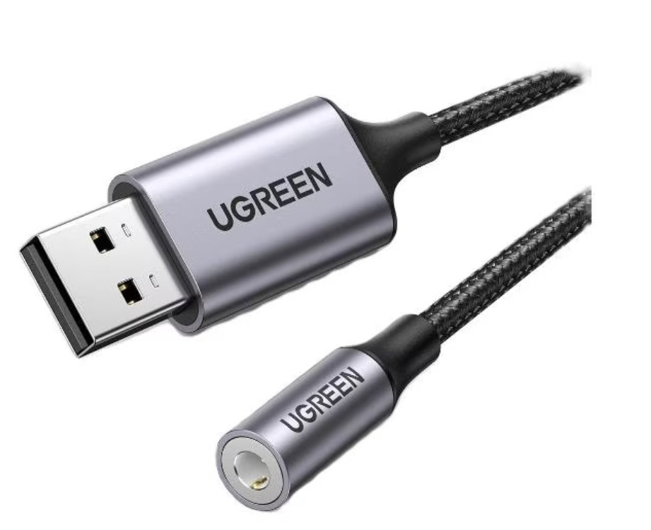UGREEN CM477 USB 2.0 to 3.5mm Audio Adapter