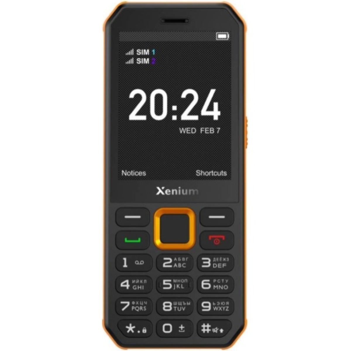 Мобильный телефон Xenium X300 Оранжевый Черный