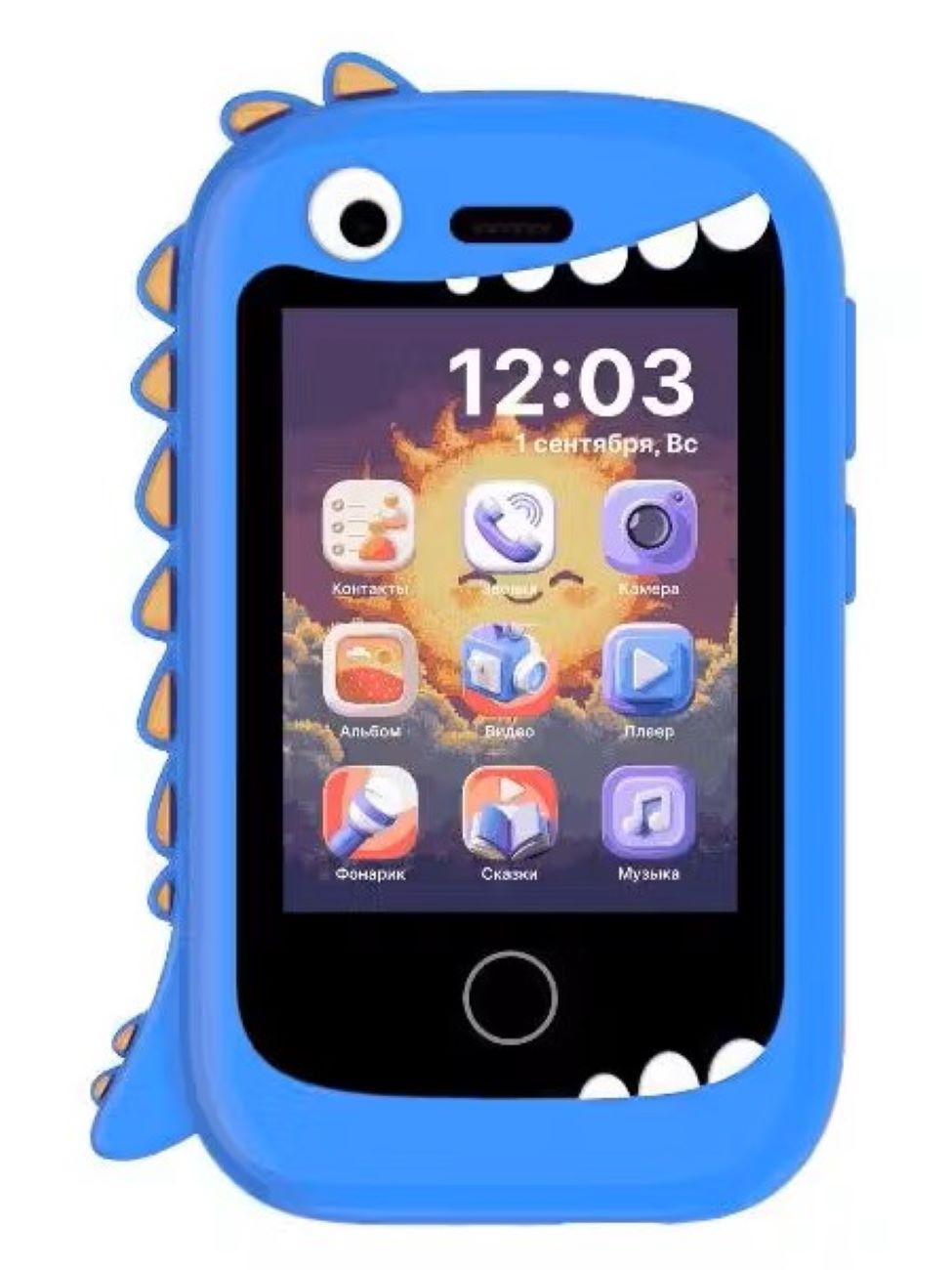 Детский смартфон Elari GamePhone черный/синий