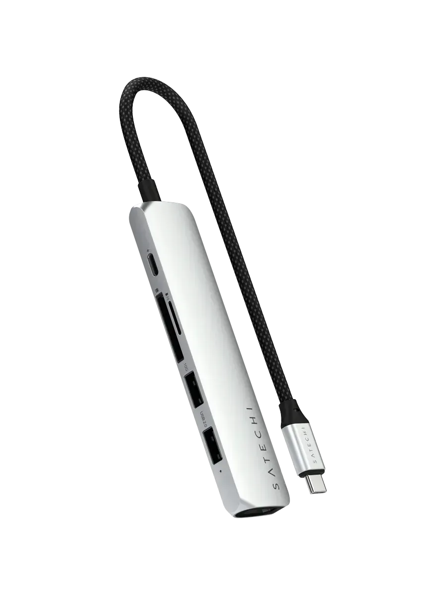 Satechi ST-P6SS 6-in-1 USB-C, USB-A, HDMI