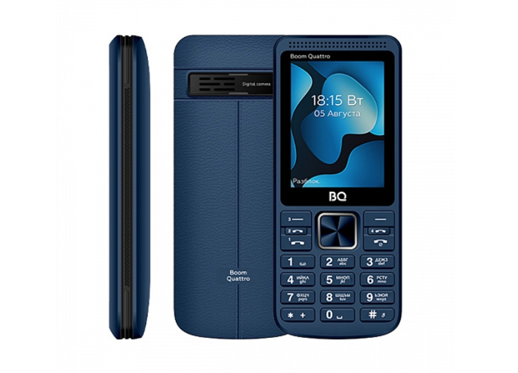 Мобильный телефон BQ 2455 Boom Quattro Blue