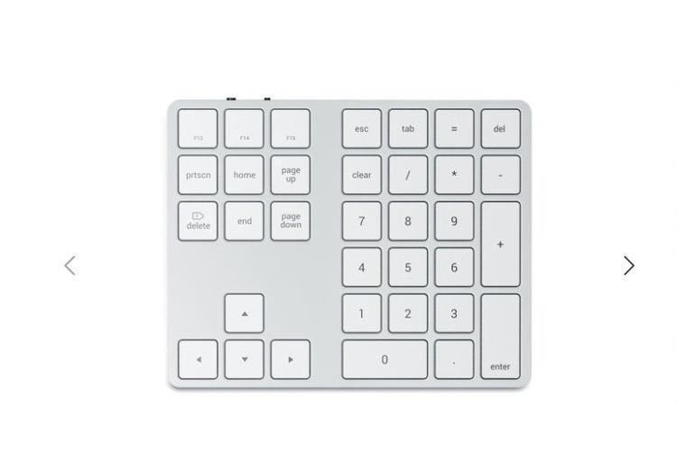 Satechi Aluminum Extended Keypad wireless