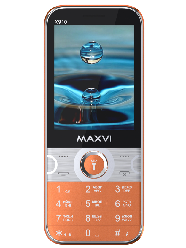 Мобильный телефон Maxvi X910 Orange