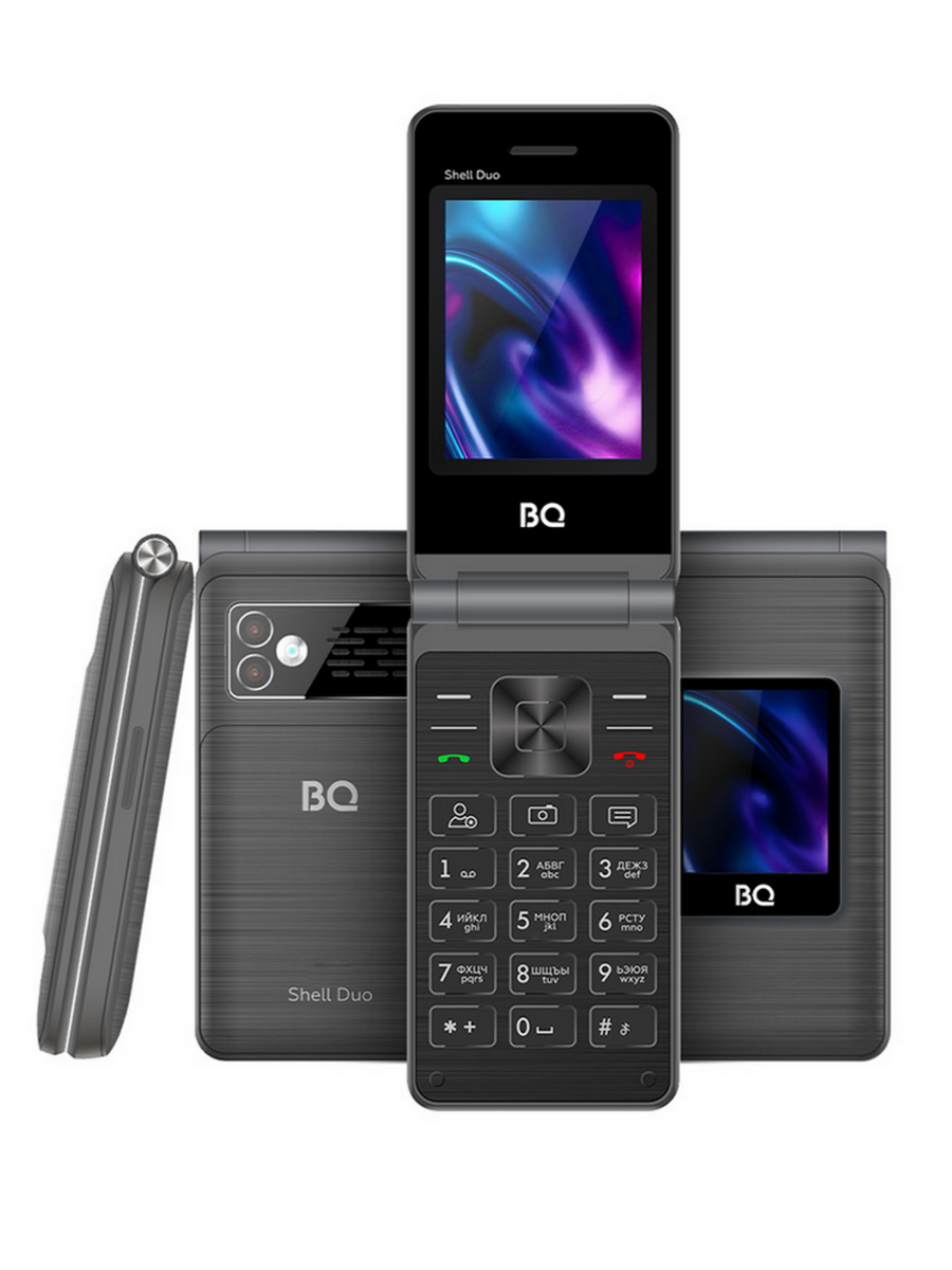 Мобильный телефон BQ 2464 Shell Duo Gray