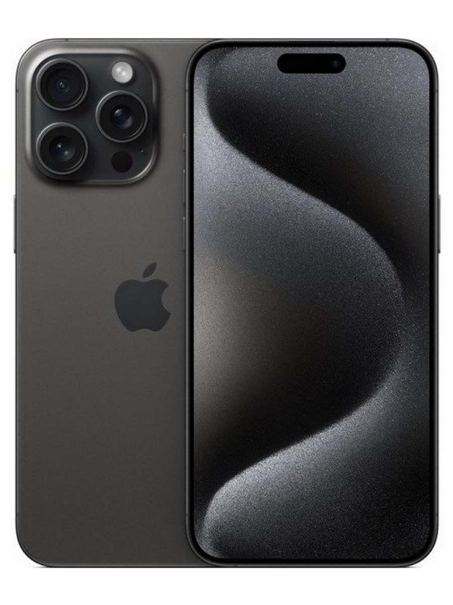Смартфон Apple iPhone 15 Pro 512GB Black LLA (Dual eSIM)