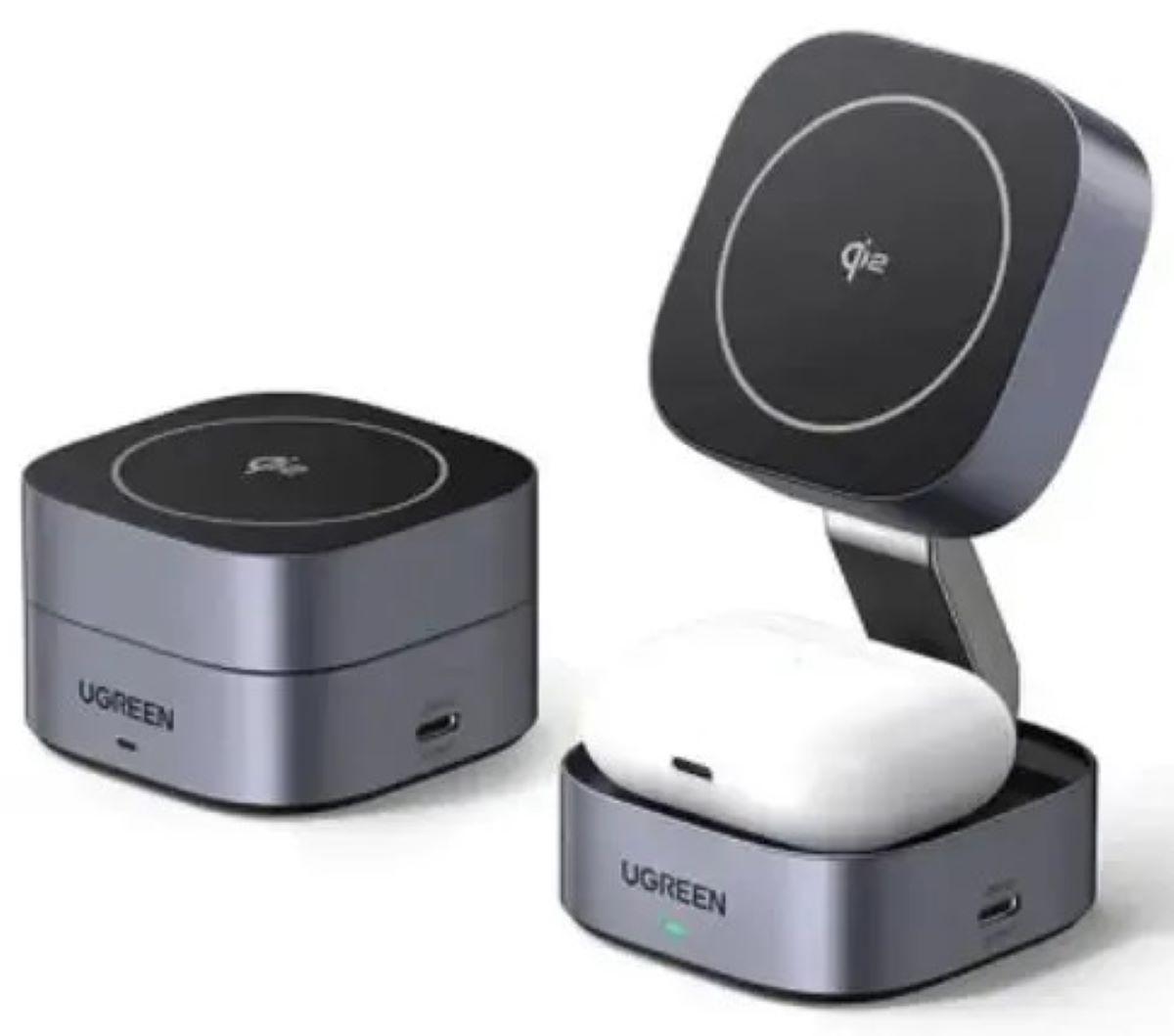 UGREEN W702 (35316) 2-in-1 Magnetic Wireless 15W