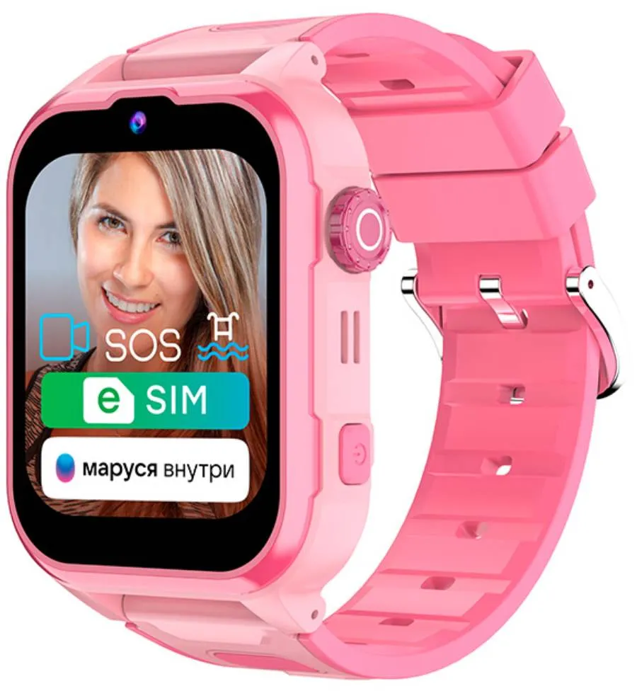 Детские часы Fontel KidsWatch 4G eSim Progress, цвет розовый