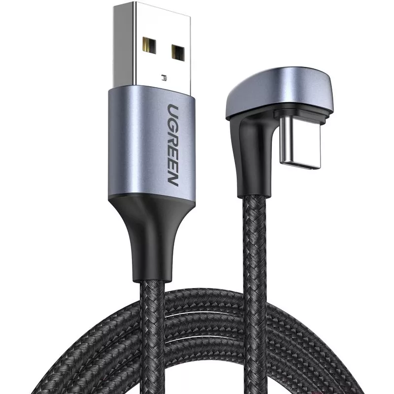 UGREEN US311 Длина 1 м. USB-A to Angled USB-C