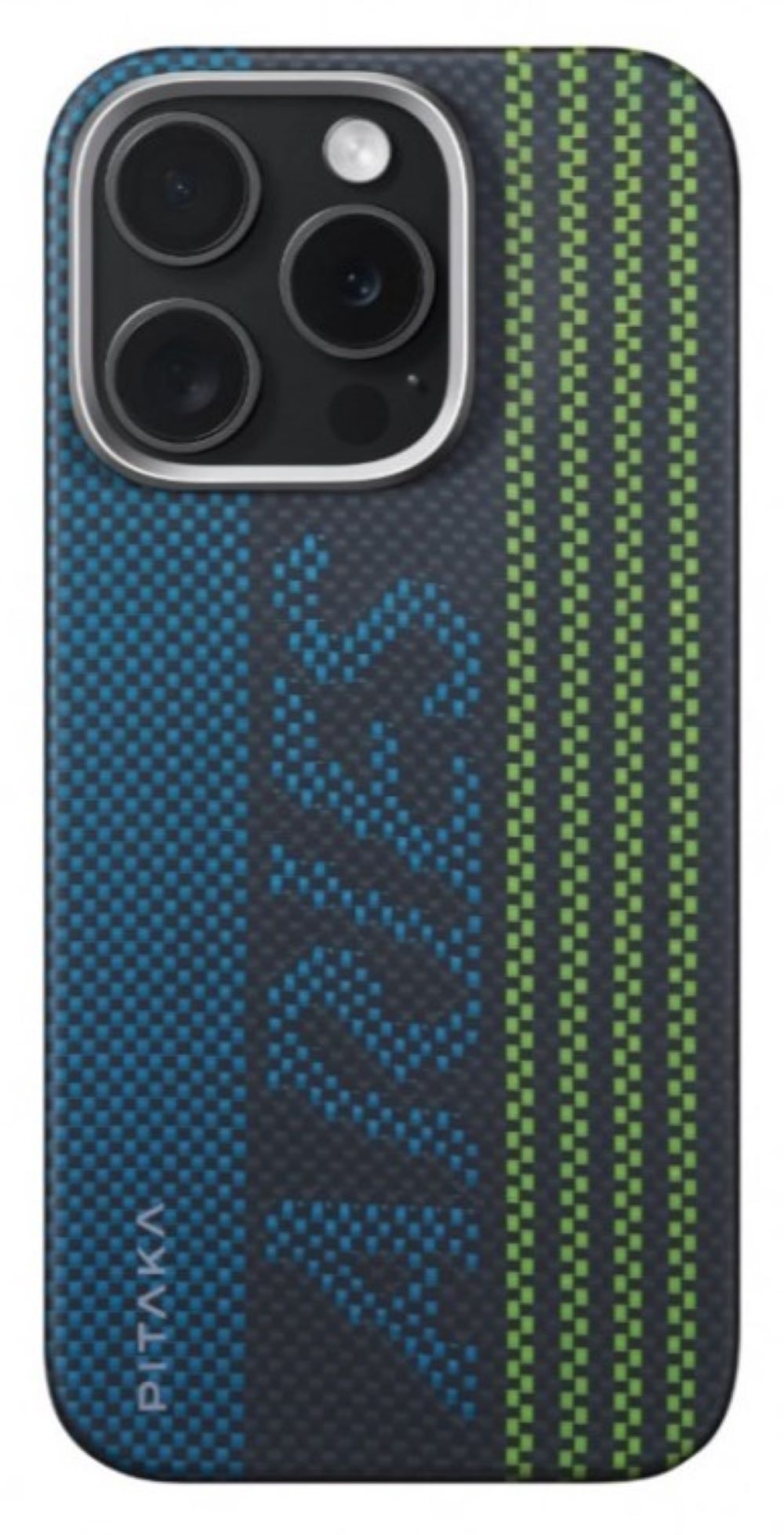 Чехол Pitaka KI1601CR для iPhone 16 Pro Credit card Tactile Woven 6.9 кевлар