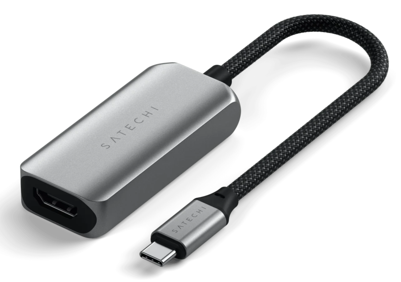Адаптер Satechi USB-C To HDMI 2.1 8K Adapter. Цвет: серый космос