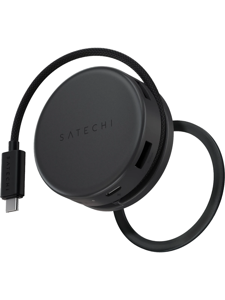 Адаптер Satechi ST-POTG7C OnTheGo 7-in-1 Ethernet&HDMI&USB-A*2&USB-C&SD Card Slots Multiport Adapter