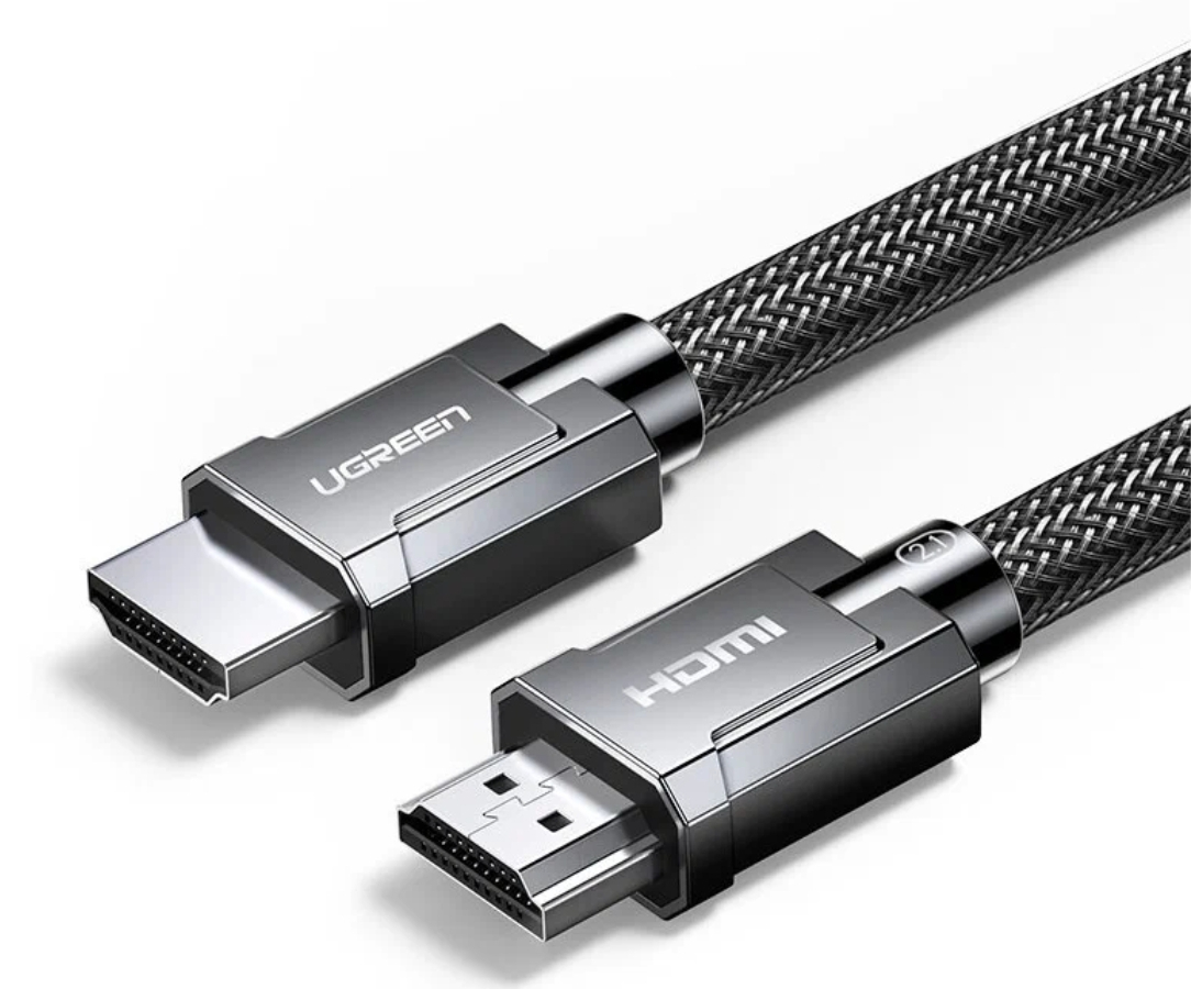 Кабель UGREEN HD135 (80602) 3 м 8K HDMI 2.1 Male To Male Cable. Цвет: серый