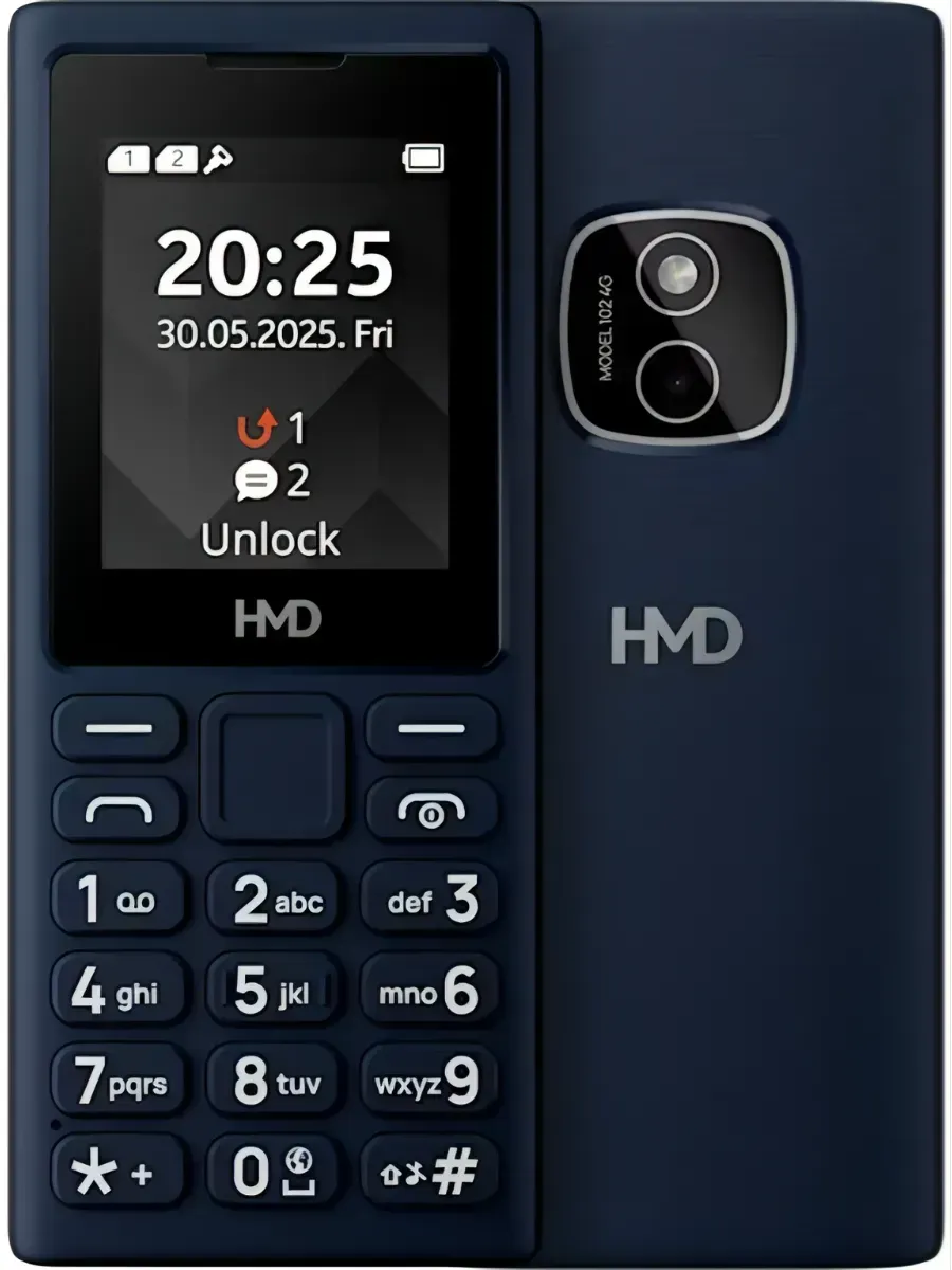 Мобильный телефон HMD 102 4G TA-1738 DS Синий