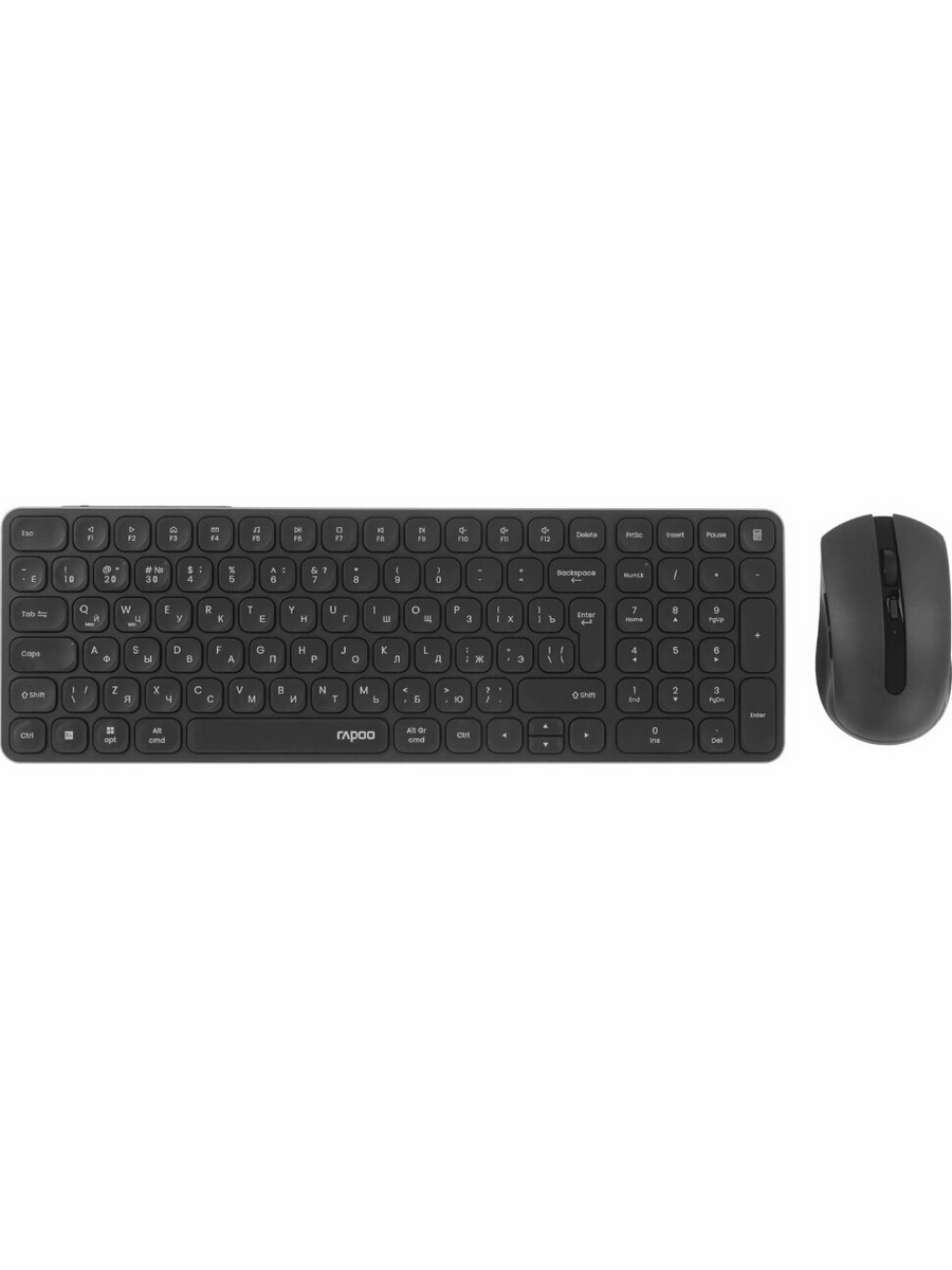 RAPOO 9350S-BLK Беспроводной комплект