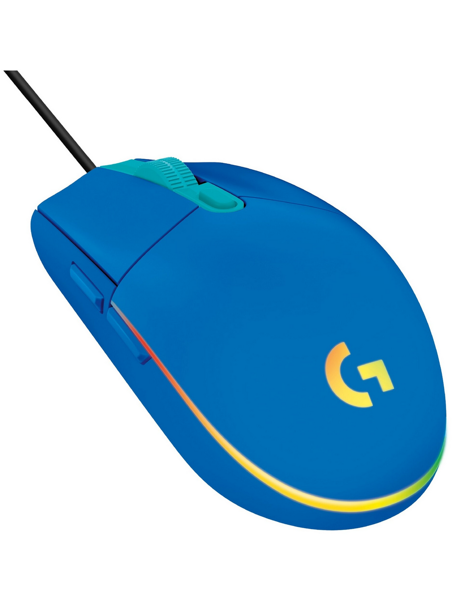 Мышь Logitech G102 Lightsync Blue (910-005810) игровая проводная