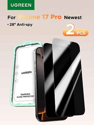 Защитное стекло UGREEN SP1155 (95829) for iPhone 17 Pro Tempered Glass Screen Protector 6,3'' 2ш