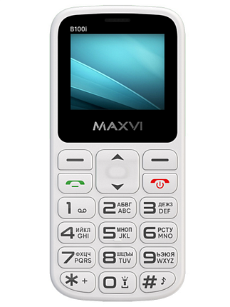 Мобильный телефон Maxvi B100i White
