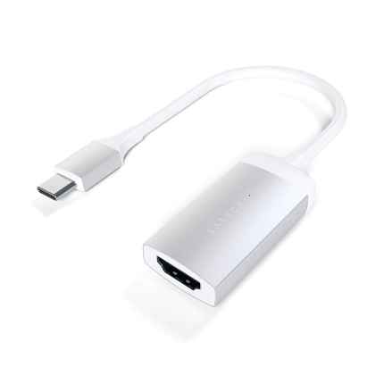 Адаптер Satechi Type-C to HDMI 4K 60HZ. Поддержка 4K/60Hz серебряный