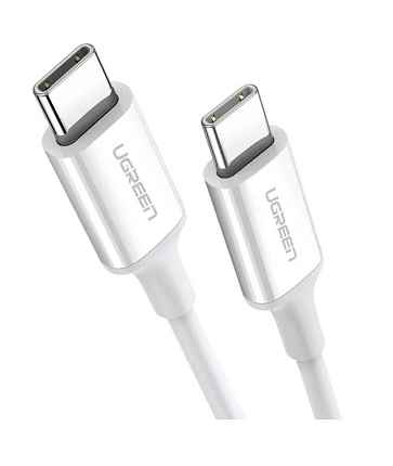 Кабель UGREEN US264 2 m White USB-C 2.0 Male To USB-C 2.0 Male 3A Data Cable
