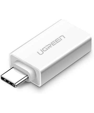 Адаптер UGREEN US173 (30155) USB-C to USB 3.0 A Female Adapter. Цвет: белый