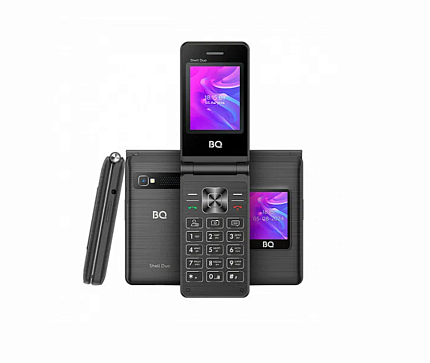 Мобильный телефон BQ 2412 Shell Duo Black