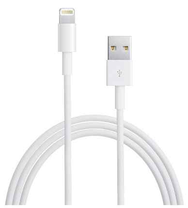 Кабель Apple USB 2.0 (am) - Lightning (m) 1м белый
