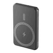 Внешний АКБ OLMIO QM-06 Mag-Go 5000mAh, 20W PowerDelivery, 15W wireless, серый