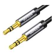 Кабель UGREEN AV119 (10736) 3м черный 3.5mm Male To Male Round Cable