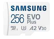 Карта памяти Samsung MicroSDXC 256Gb+SD EVO+ U3 A2 V30 adapter SA