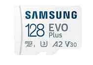 Карта памяти Samsung MicroSDXC 128Gb+SD EVO+ U3 A2 V3 adapter EU