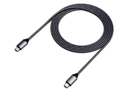 Кабель Satechi Type-C to Type-C 100W 2 м серый космос