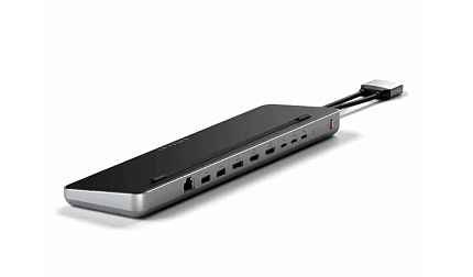 Подставка док-станция Satechi Docking Station with NVMe SSD Enclosure черно-серебристый