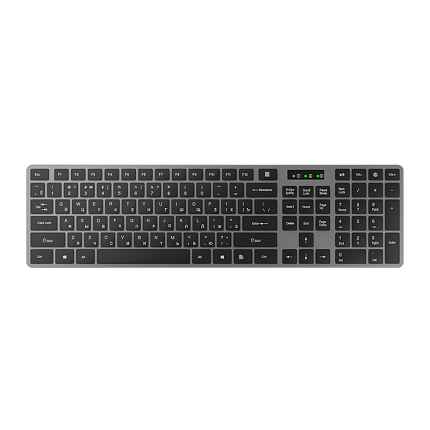 Беспроводная клавиатура Maxvi KWS-02 dark grey