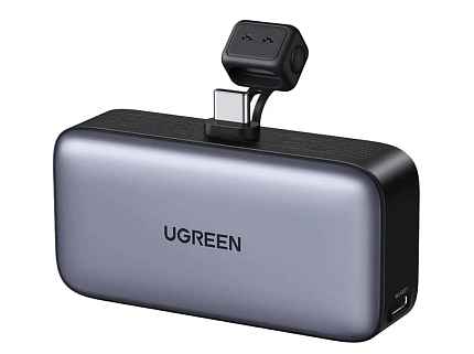 Внешний аккумулятор UGREEN PB503 (35338) 5000mAh Mini USB-C Power Bank PD 20W. Цвет: серый