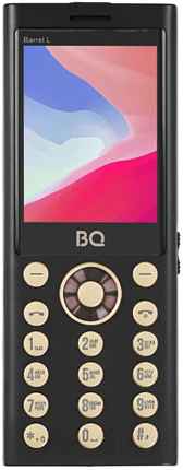 Мобильный телефон BQ 2458 Barrel L Black+Gold